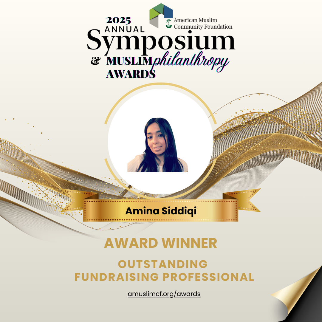 Amina Siddiqi - Outstanding Fundraising Professional