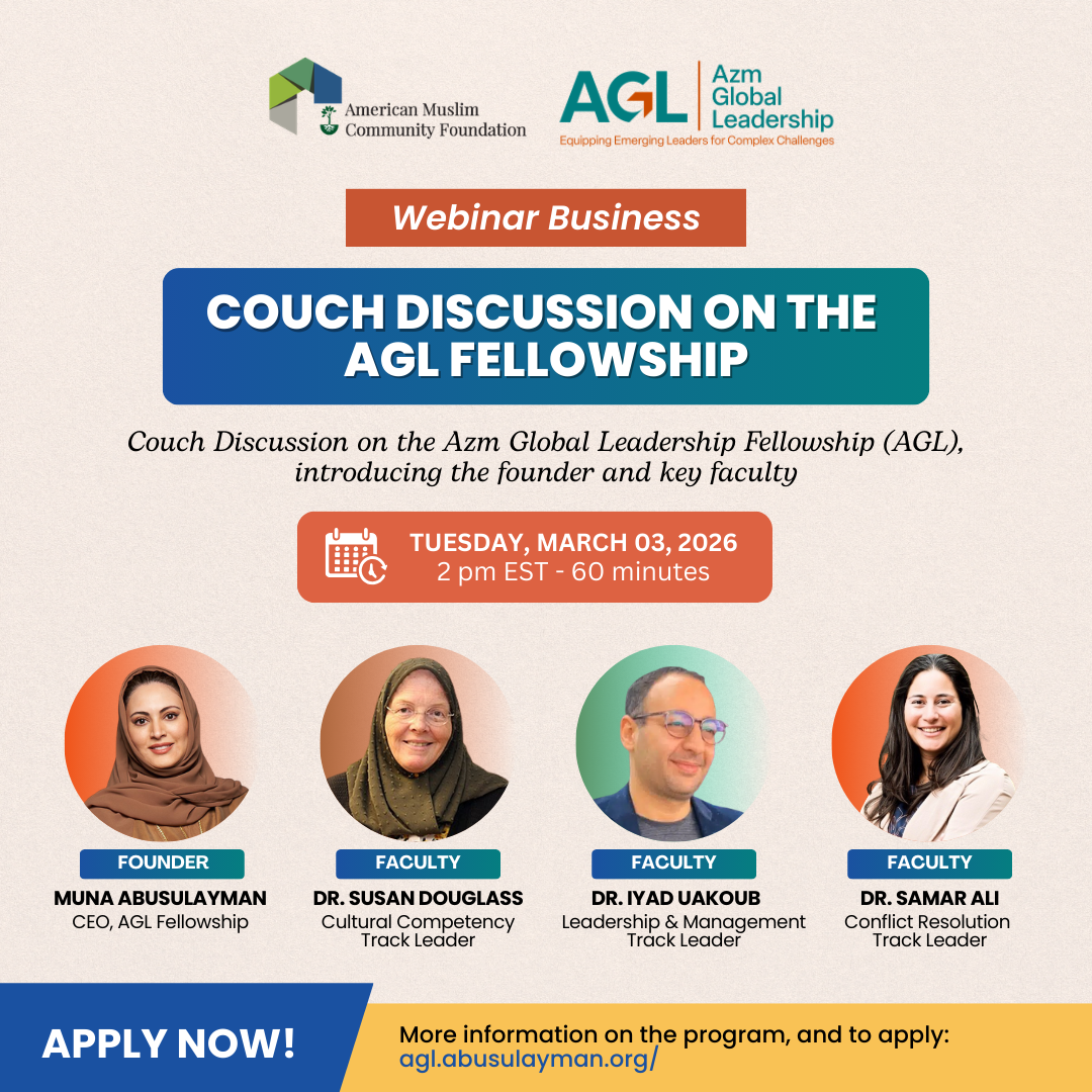 AMCF Webinar: Introducing the Azm Global Leadership Fellowship