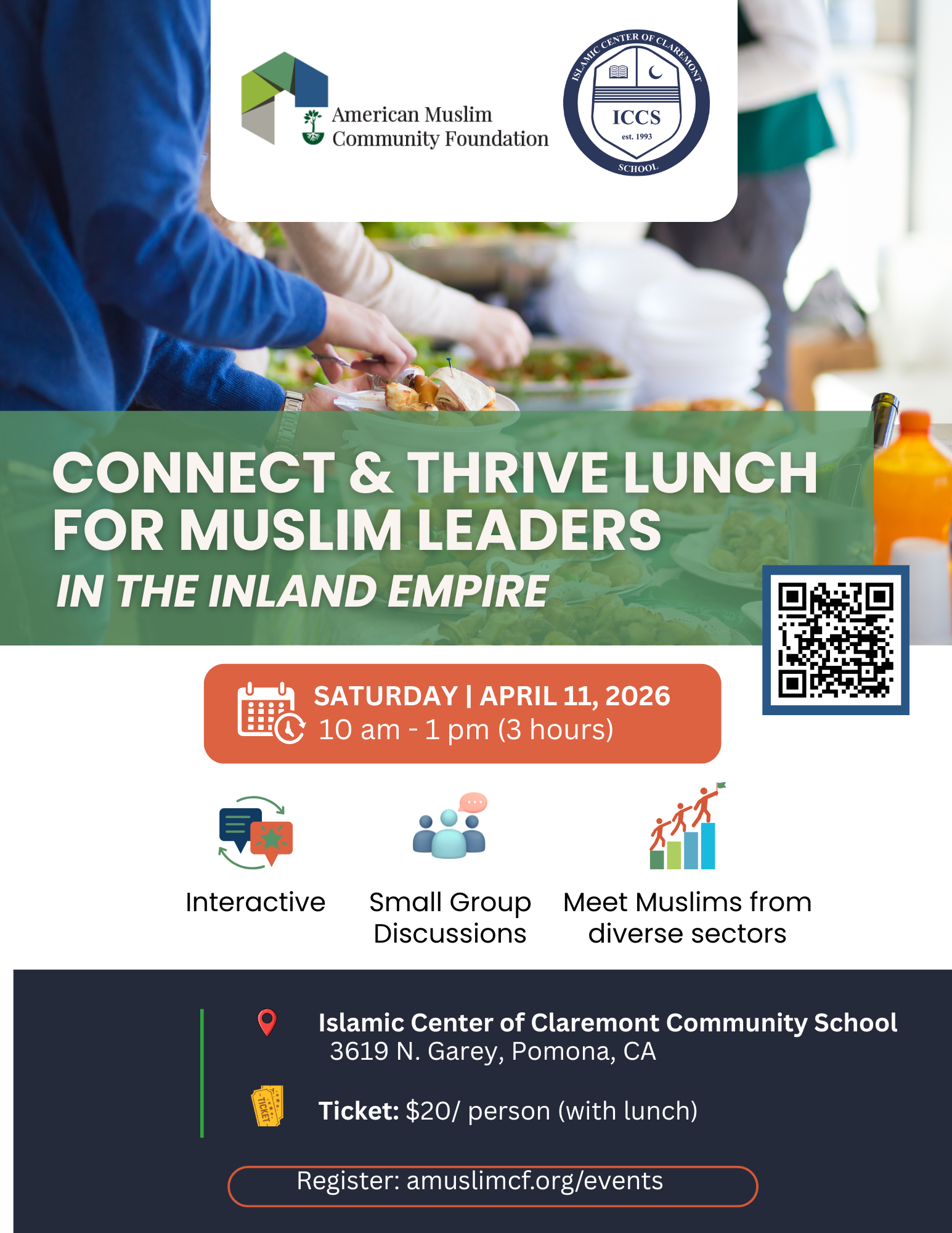Connect & Thrive Networking Lunch for Muslim Leaders in the Inland Empire – April 11, 2026