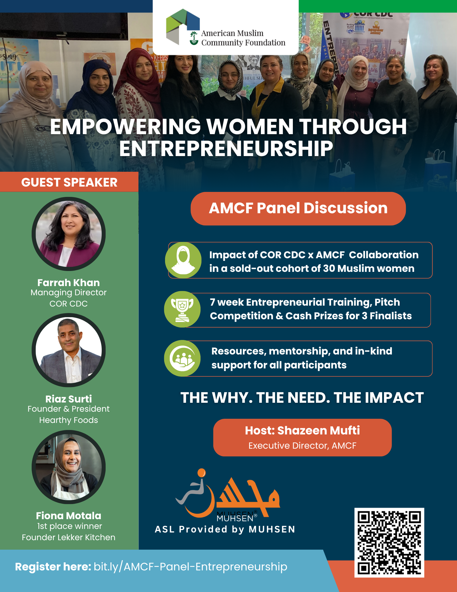 AMCF Panel Discussion: Empowering Women through Entrepreneurship – April 29, 2026
